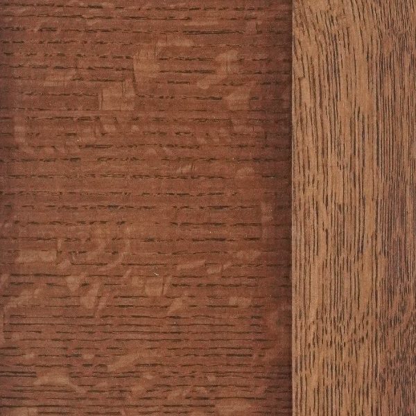 Quarter sawn White Oak wood grain.