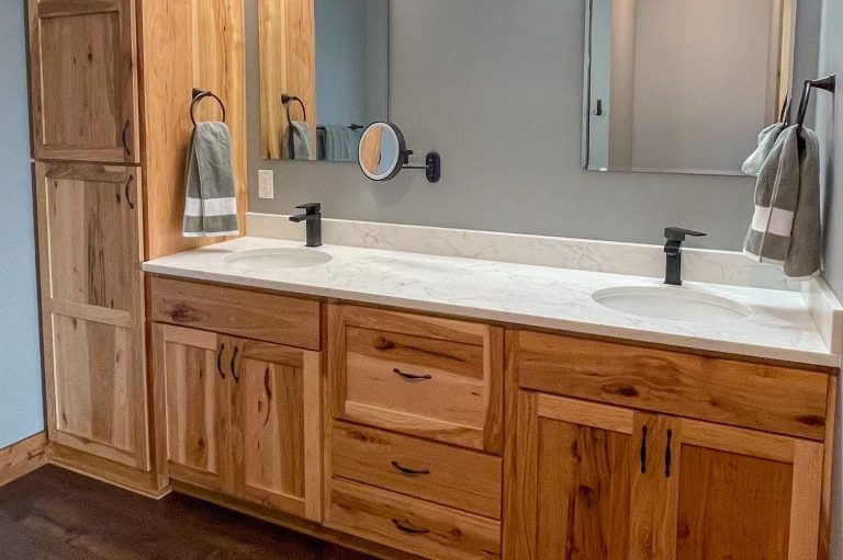 Cabinetry custom built for your bathroom.